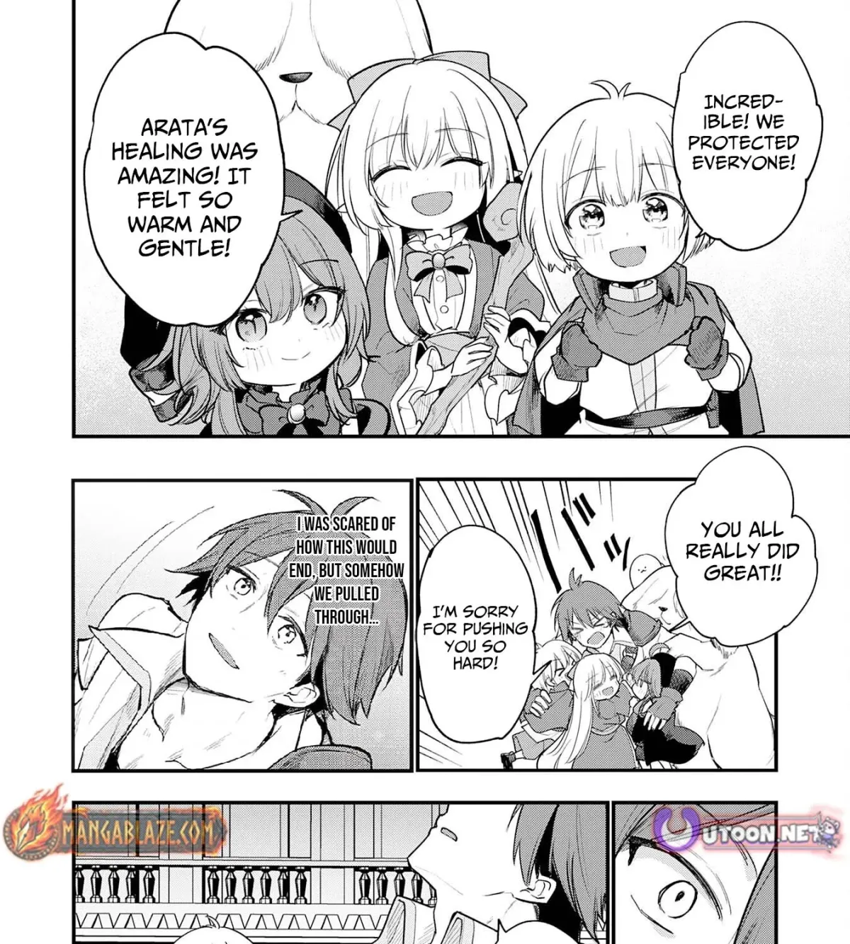 Ten'i Shitara Dorei no Chichi ni Natta kedo, Kazoku to shite Mederu koto ni shita: Jitsu wa Yuusha to Maou to Seijo datta Kodomotachi no Chikara ga Tondemo Skill de Tsukaeta node Saikyou desu Chapter 10 — Page 59