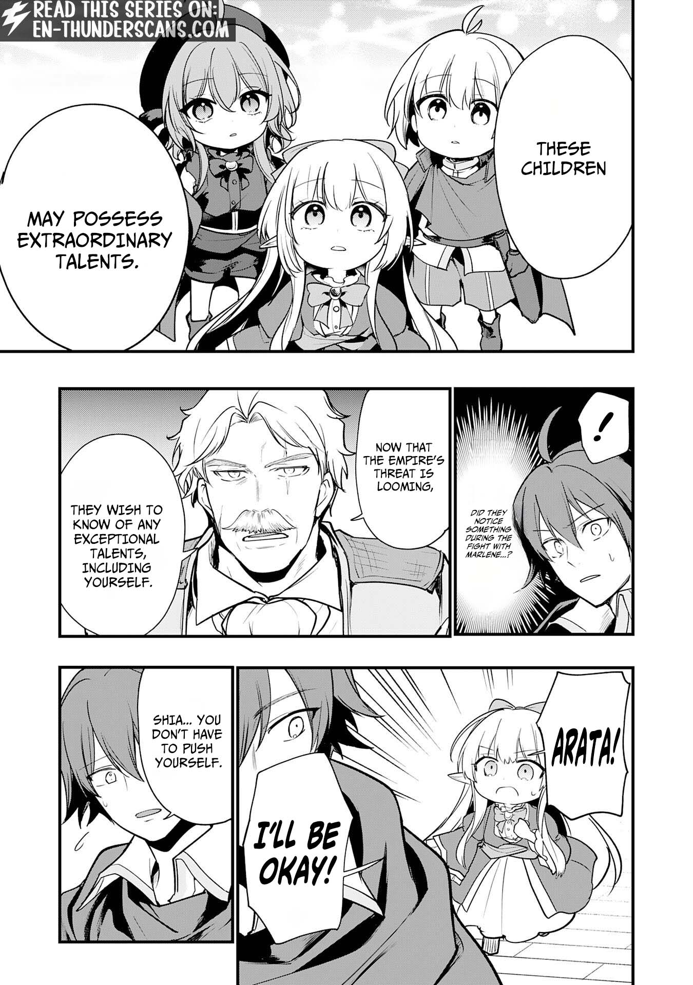 Ten'i Shitara Dorei no Chichi ni Natta kedo, Kazoku to shite Mederu koto ni shita: Jitsu wa Yuusha to Maou to Seijo datta Kodomotachi no Chikara ga Tondemo Skill de Tsukaeta node Saikyou desu Chapter 13 — Page 10