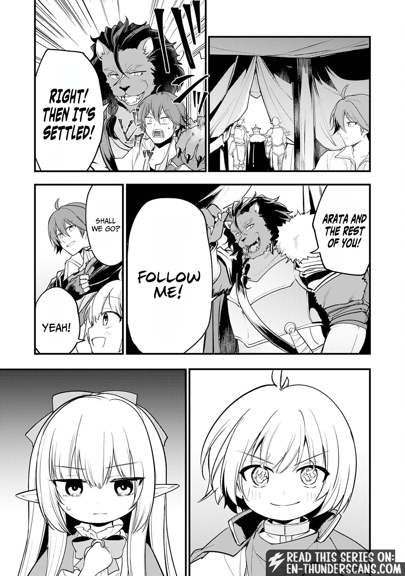 Ten'i Shitara Dorei no Chichi ni Natta kedo, Kazoku to shite Mederu koto ni shita: Jitsu wa Yuusha to Maou to Seijo datta Kodomotachi no Chikara ga Tondemo Skill de Tsukaeta node Saikyou desu Chapter 13 — Page 28