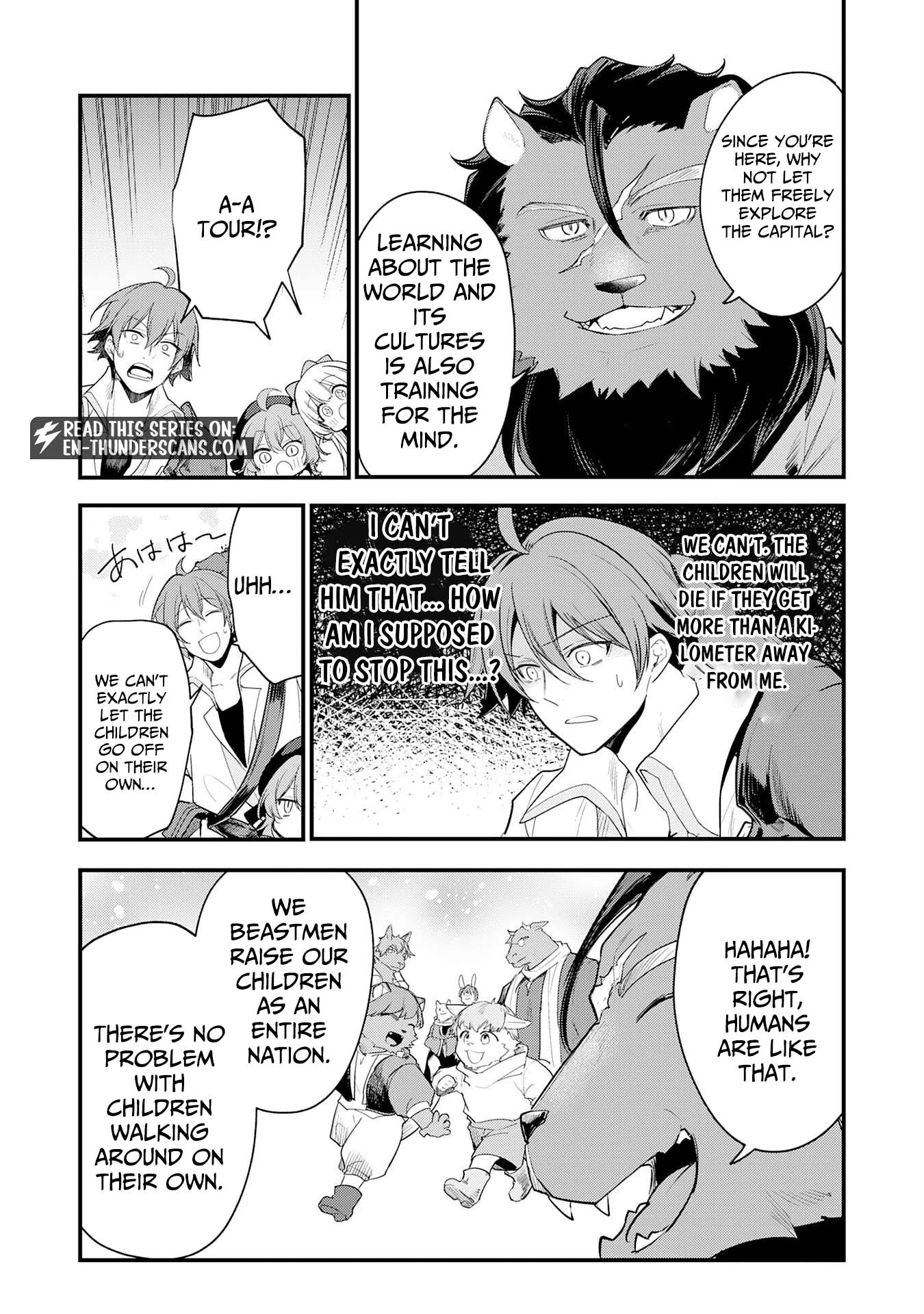 Ten'i Shitara Dorei no Chichi ni Natta kedo, Kazoku to shite Mederu koto ni shita: Jitsu wa Yuusha to Maou to Seijo datta Kodomotachi no Chikara ga Tondemo Skill de Tsukaeta node Saikyou desu Chapter 14 — Page 26