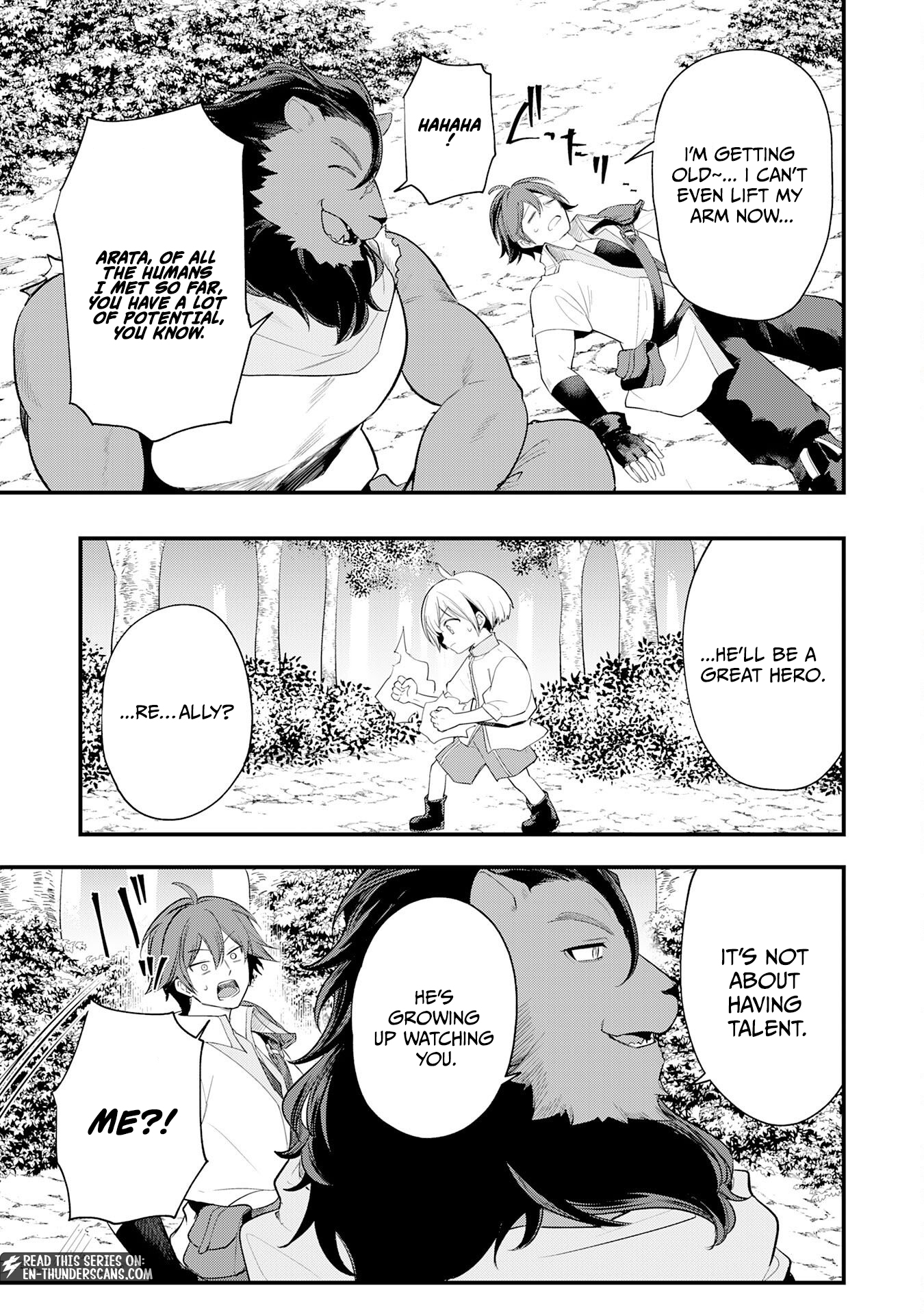 Ten'i Shitara Dorei no Chichi ni Natta kedo, Kazoku to shite Mederu koto ni shita: Jitsu wa Yuusha to Maou to Seijo datta Kodomotachi no Chikara ga Tondemo Skill de Tsukaeta node Saikyou desu Chapter 16 — Page 11