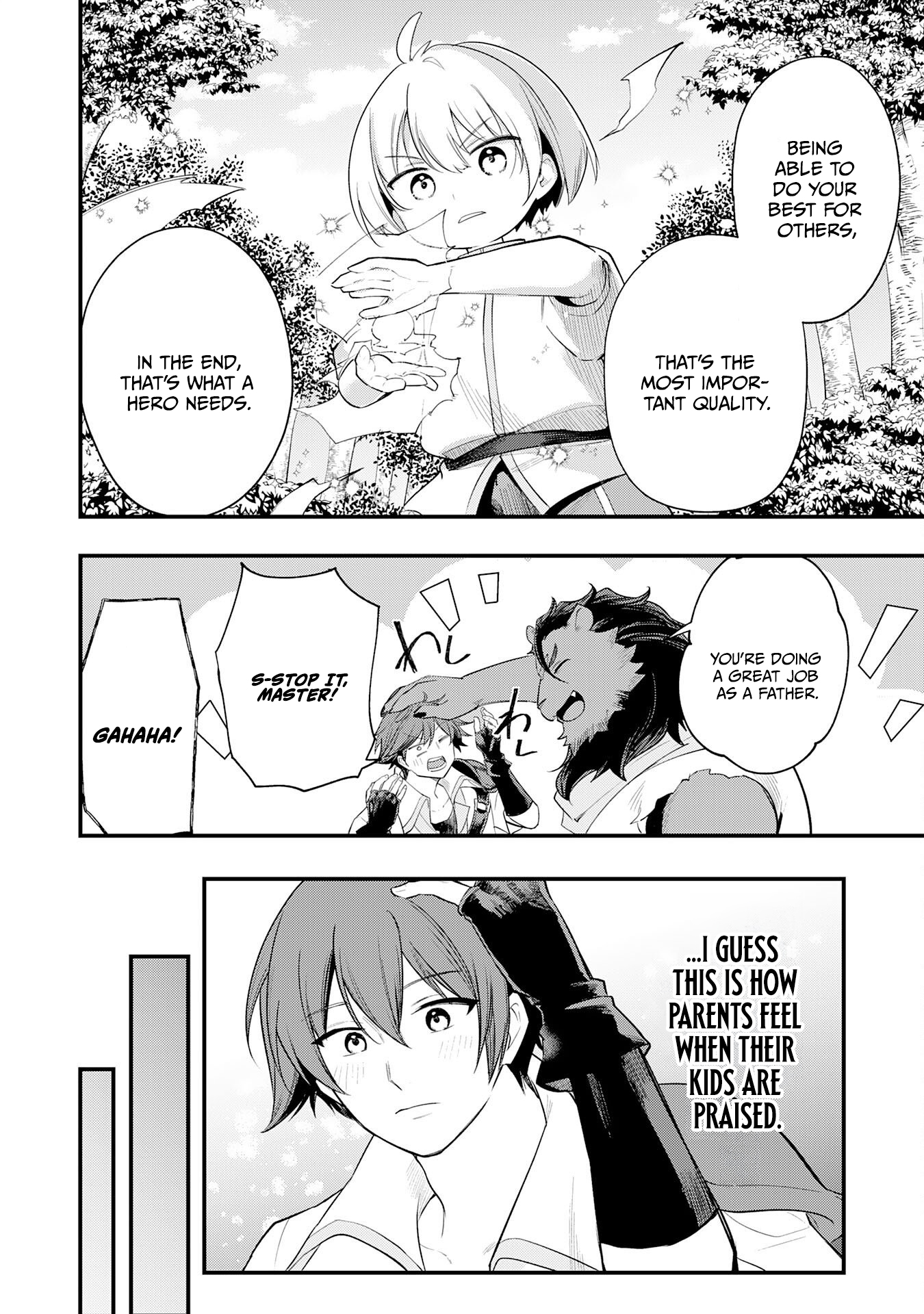 Ten'i Shitara Dorei no Chichi ni Natta kedo, Kazoku to shite Mederu koto ni shita: Jitsu wa Yuusha to Maou to Seijo datta Kodomotachi no Chikara ga Tondemo Skill de Tsukaeta node Saikyou desu Chapter 16 — Page 12