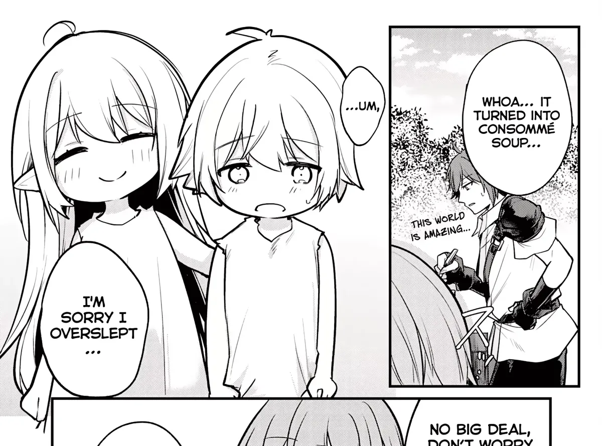 Ten'i Shitara Dorei no Chichi ni Natta kedo, Kazoku to shite Mederu koto ni shita: Jitsu wa Yuusha to Maou to Seijo datta Kodomotachi no Chikara ga Tondemo Skill de Tsukaeta node Saikyou desu Chapter 2 — Page 17