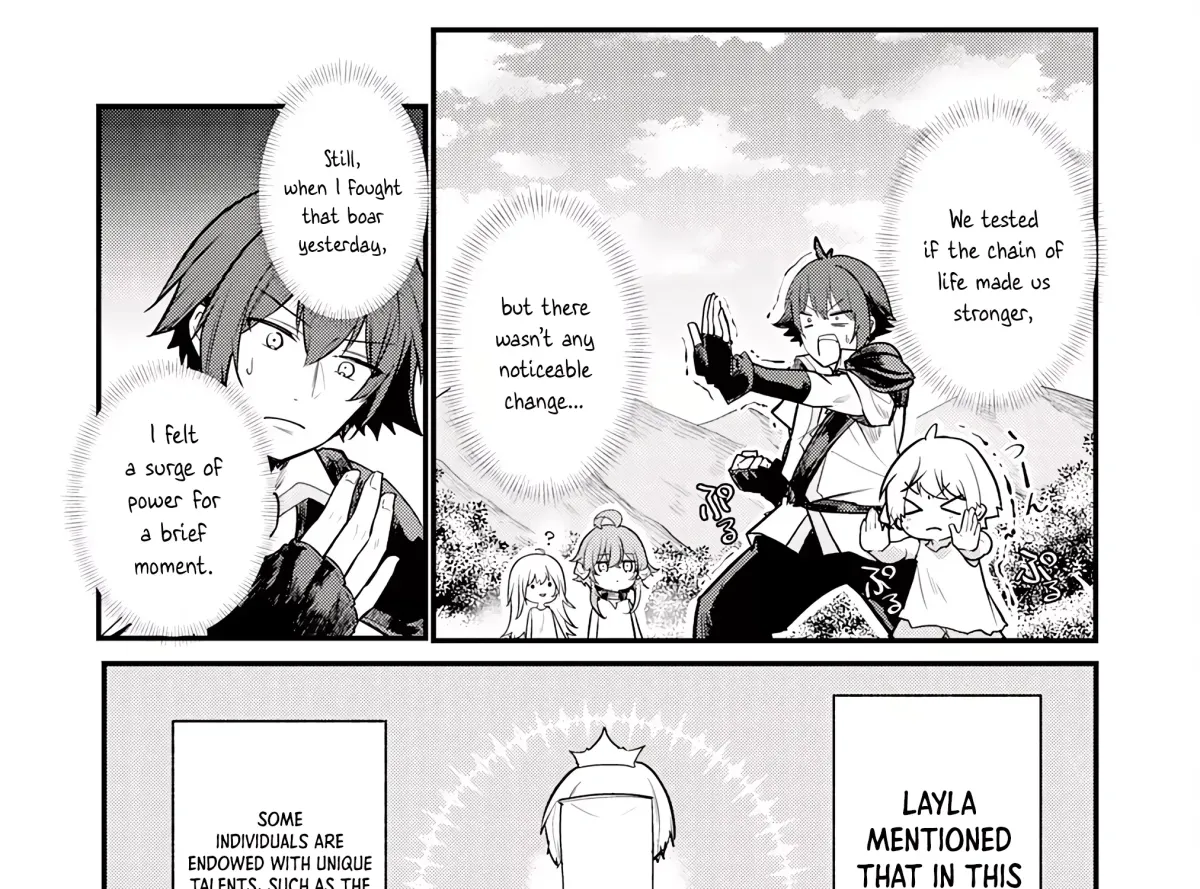 Ten'i Shitara Dorei no Chichi ni Natta kedo, Kazoku to shite Mederu koto ni shita: Jitsu wa Yuusha to Maou to Seijo datta Kodomotachi no Chikara ga Tondemo Skill de Tsukaeta node Saikyou desu Chapter 2 — Page 23