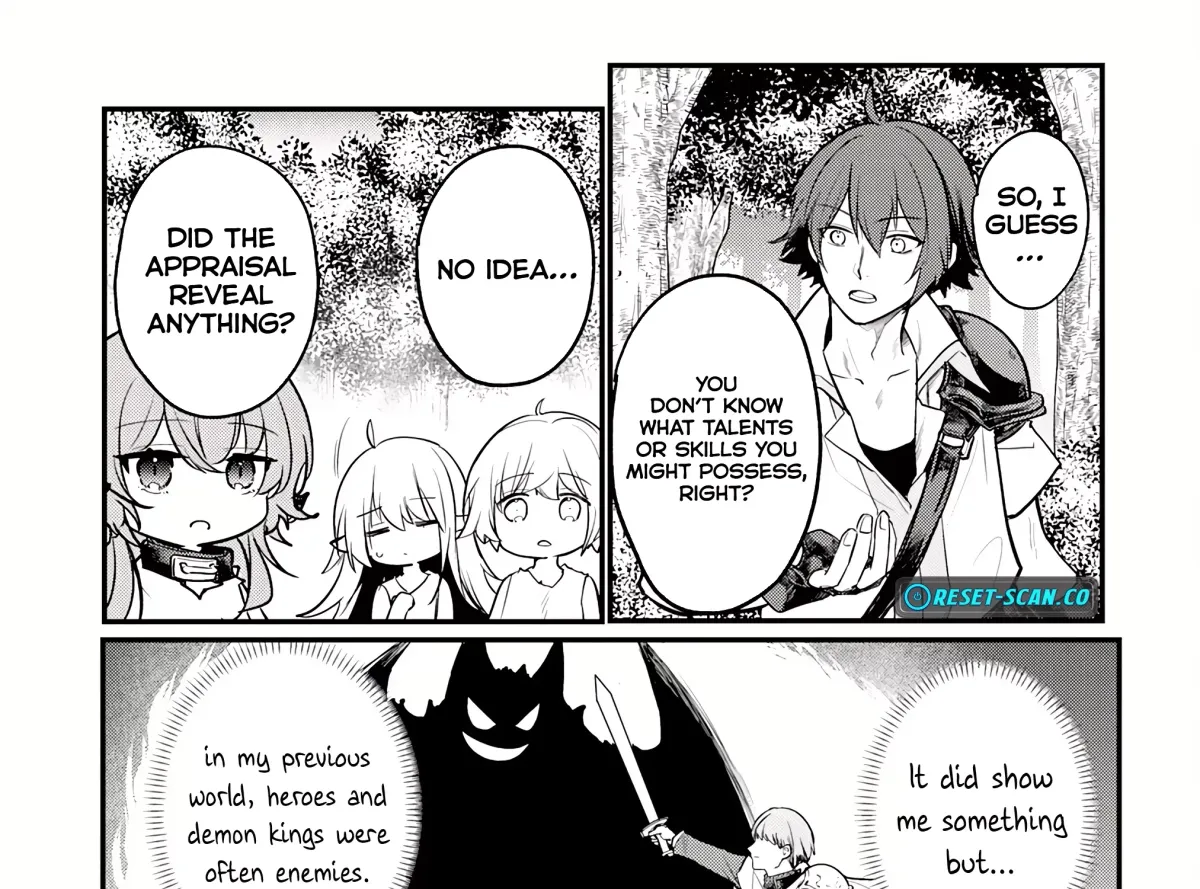 Ten'i Shitara Dorei no Chichi ni Natta kedo, Kazoku to shite Mederu koto ni shita: Jitsu wa Yuusha to Maou to Seijo datta Kodomotachi no Chikara ga Tondemo Skill de Tsukaeta node Saikyou desu Chapter 2 — Page 25