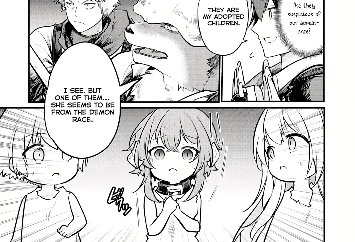 Ten'i Shitara Dorei no Chichi ni Natta kedo, Kazoku to shite Mederu koto ni shita: Jitsu wa Yuusha to Maou to Seijo datta Kodomotachi no Chikara ga Tondemo Skill de Tsukaeta node Saikyou desu Chapter 2 — Page 44