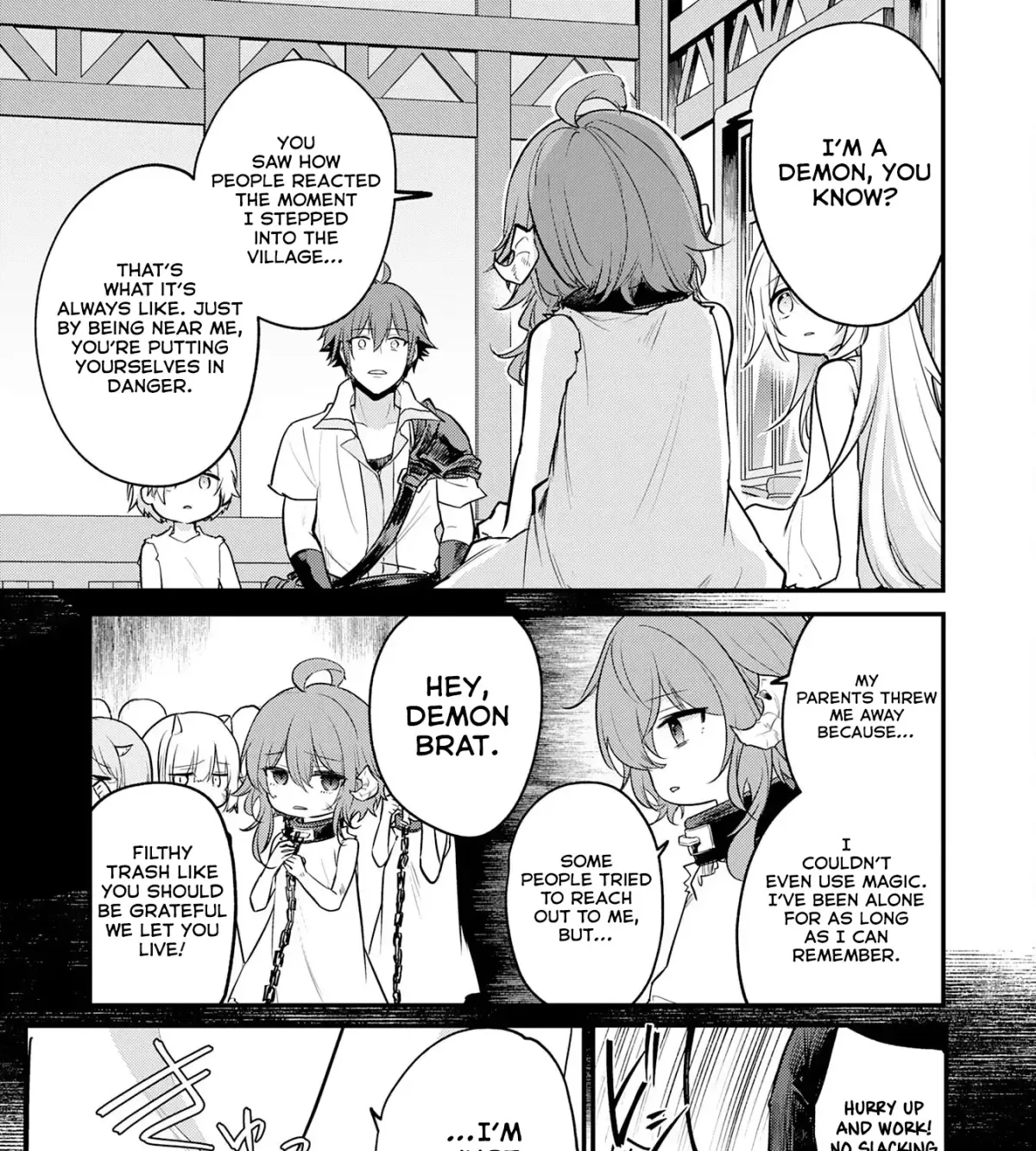 Ten'i Shitara Dorei no Chichi ni Natta kedo, Kazoku to shite Mederu koto ni shita: Jitsu wa Yuusha to Maou to Seijo datta Kodomotachi no Chikara ga Tondemo Skill de Tsukaeta node Saikyou desu Chapter 3 — Page 21