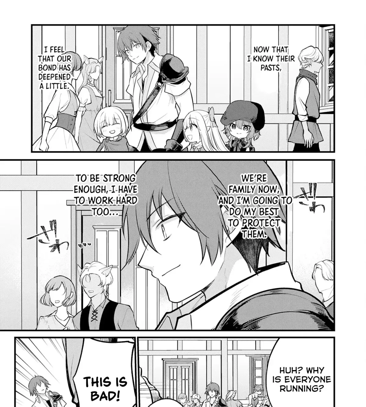 Ten'i Shitara Dorei no Chichi ni Natta kedo, Kazoku to shite Mederu koto ni shita: Jitsu wa Yuusha to Maou to Seijo datta Kodomotachi no Chikara ga Tondemo Skill de Tsukaeta node Saikyou desu Chapter 3 — Page 53