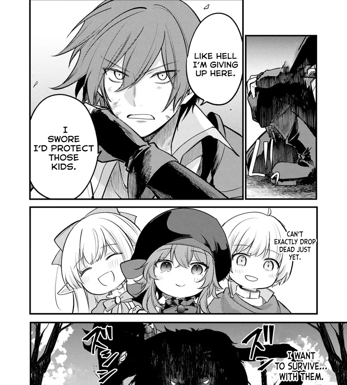Ten'i Shitara Dorei no Chichi ni Natta kedo, Kazoku to shite Mederu koto ni shita: Jitsu wa Yuusha to Maou to Seijo datta Kodomotachi no Chikara ga Tondemo Skill de Tsukaeta node Saikyou desu Chapter 4 — Page 41
