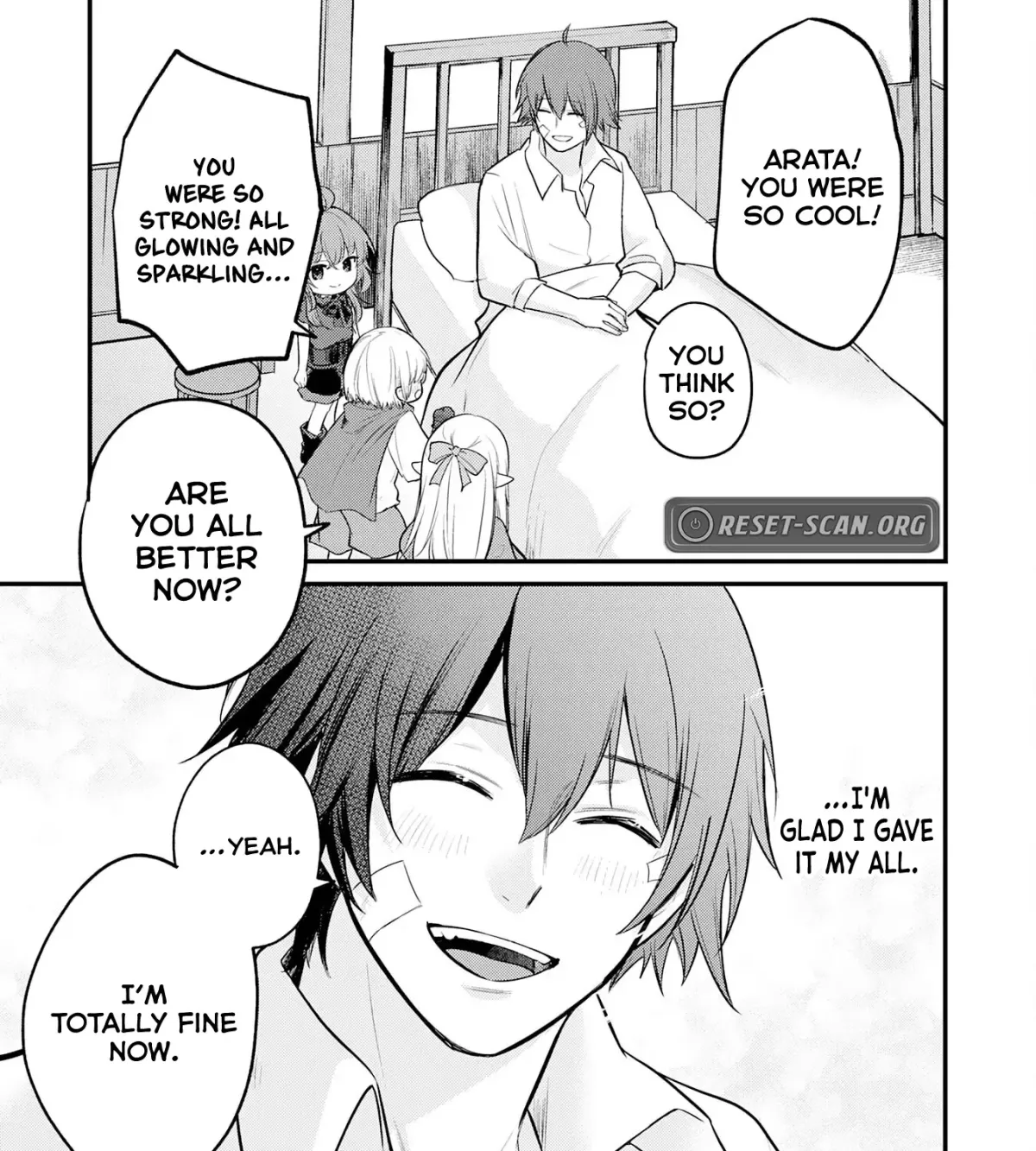 Ten'i Shitara Dorei no Chichi ni Natta kedo, Kazoku to shite Mederu koto ni shita: Jitsu wa Yuusha to Maou to Seijo datta Kodomotachi no Chikara ga Tondemo Skill de Tsukaeta node Saikyou desu Chapter 5 — Page 31