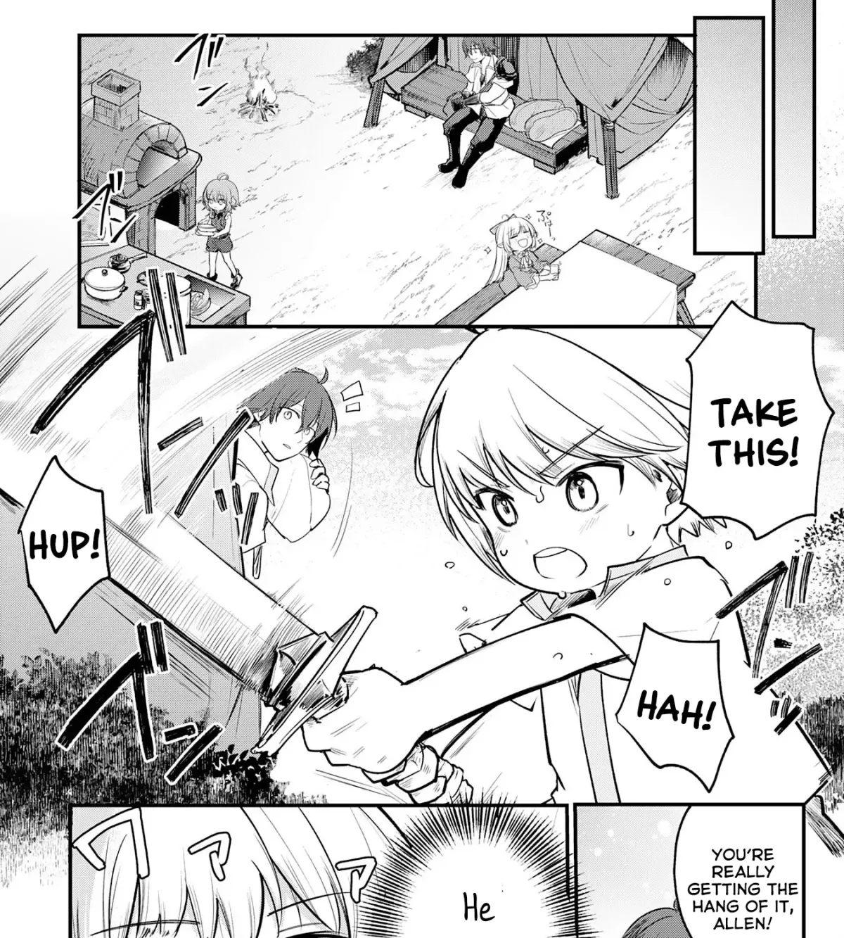 Ten'i Shitara Dorei no Chichi ni Natta kedo, Kazoku to shite Mederu koto ni shita: Jitsu wa Yuusha to Maou to Seijo datta Kodomotachi no Chikara ga Tondemo Skill de Tsukaeta node Saikyou desu Chapter 5 — Page 45
