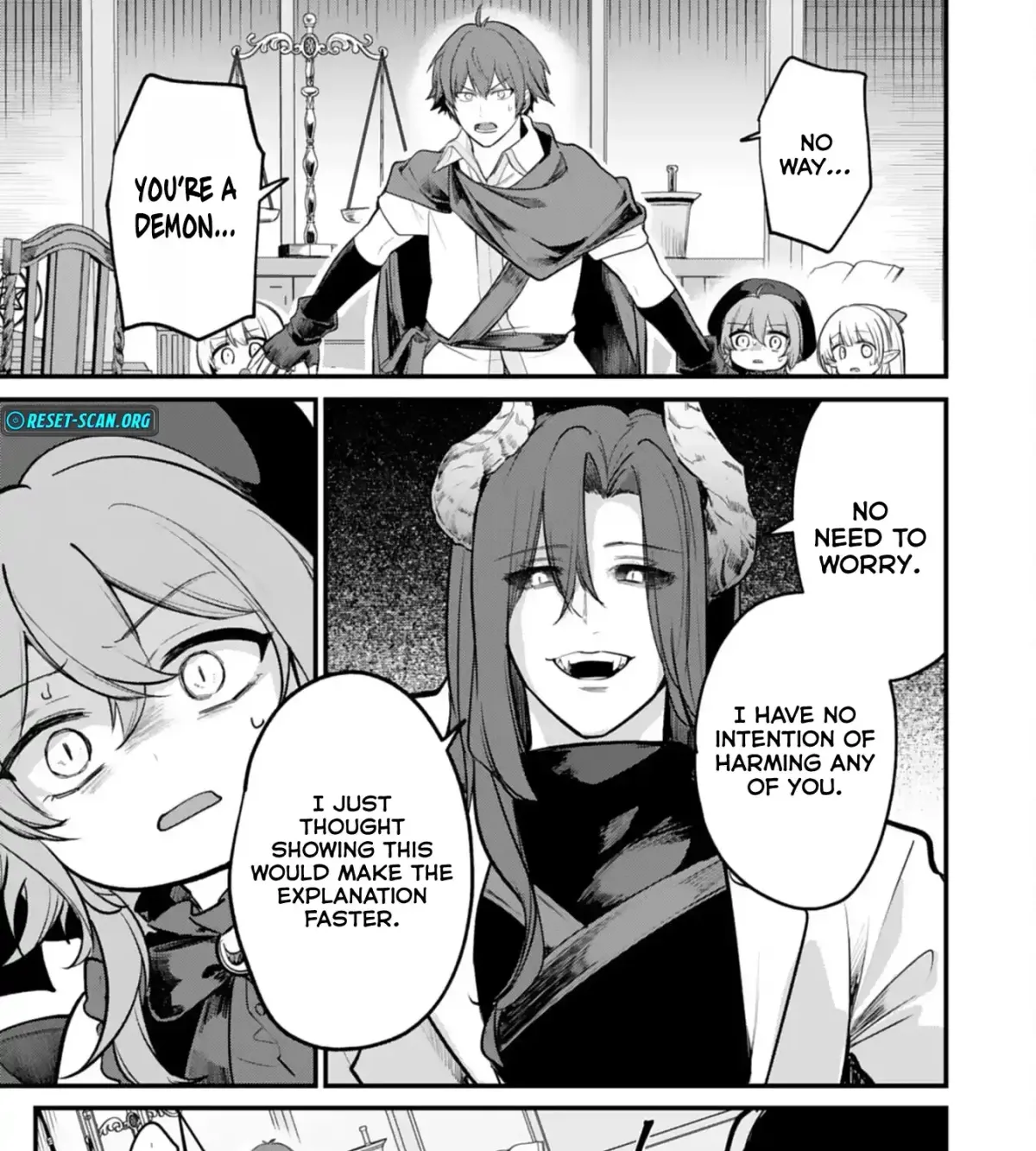 Ten'i Shitara Dorei no Chichi ni Natta kedo, Kazoku to shite Mederu koto ni shita: Jitsu wa Yuusha to Maou to Seijo datta Kodomotachi no Chikara ga Tondemo Skill de Tsukaeta node Saikyou desu Chapter 7 — Page 55