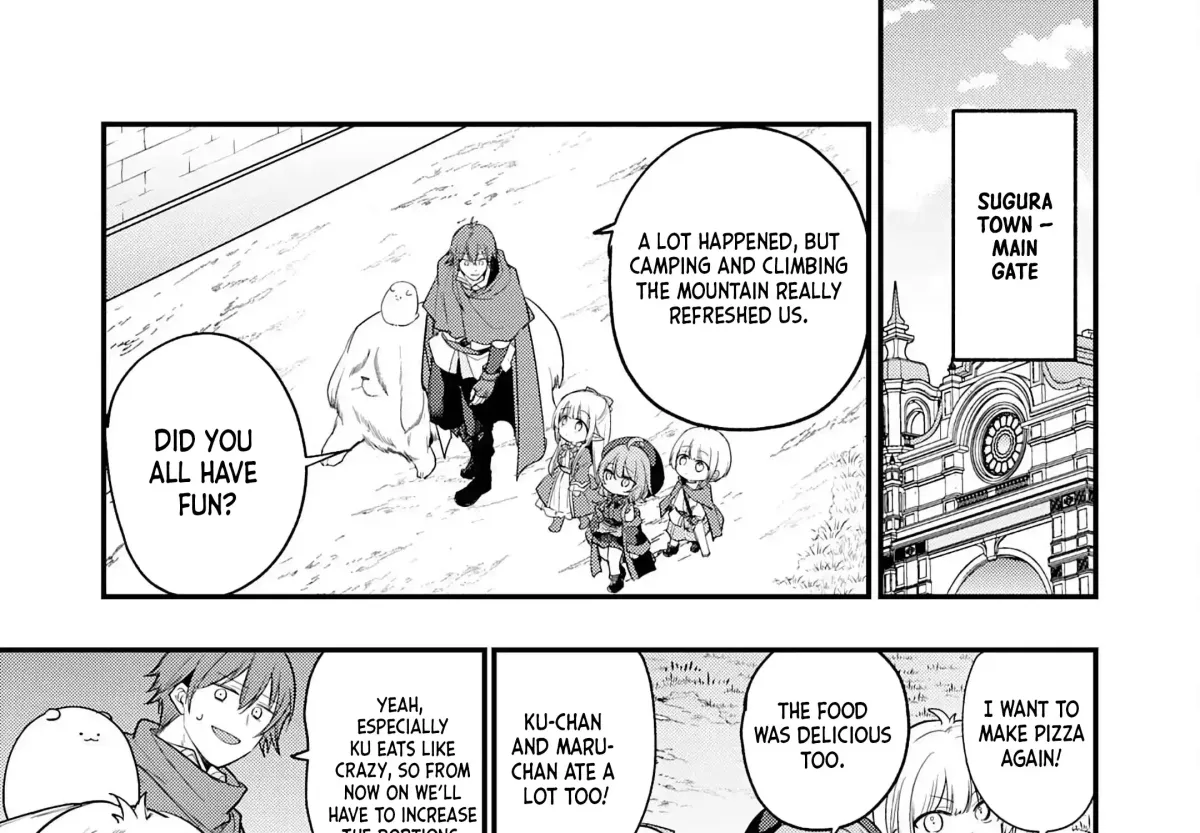 Ten'i Shitara Dorei no Chichi ni Natta kedo, Kazoku to shite Mederu koto ni shita: Jitsu wa Yuusha to Maou to Seijo datta Kodomotachi no Chikara ga Tondemo Skill de Tsukaeta node Saikyou desu Chapter 9 — Page 51