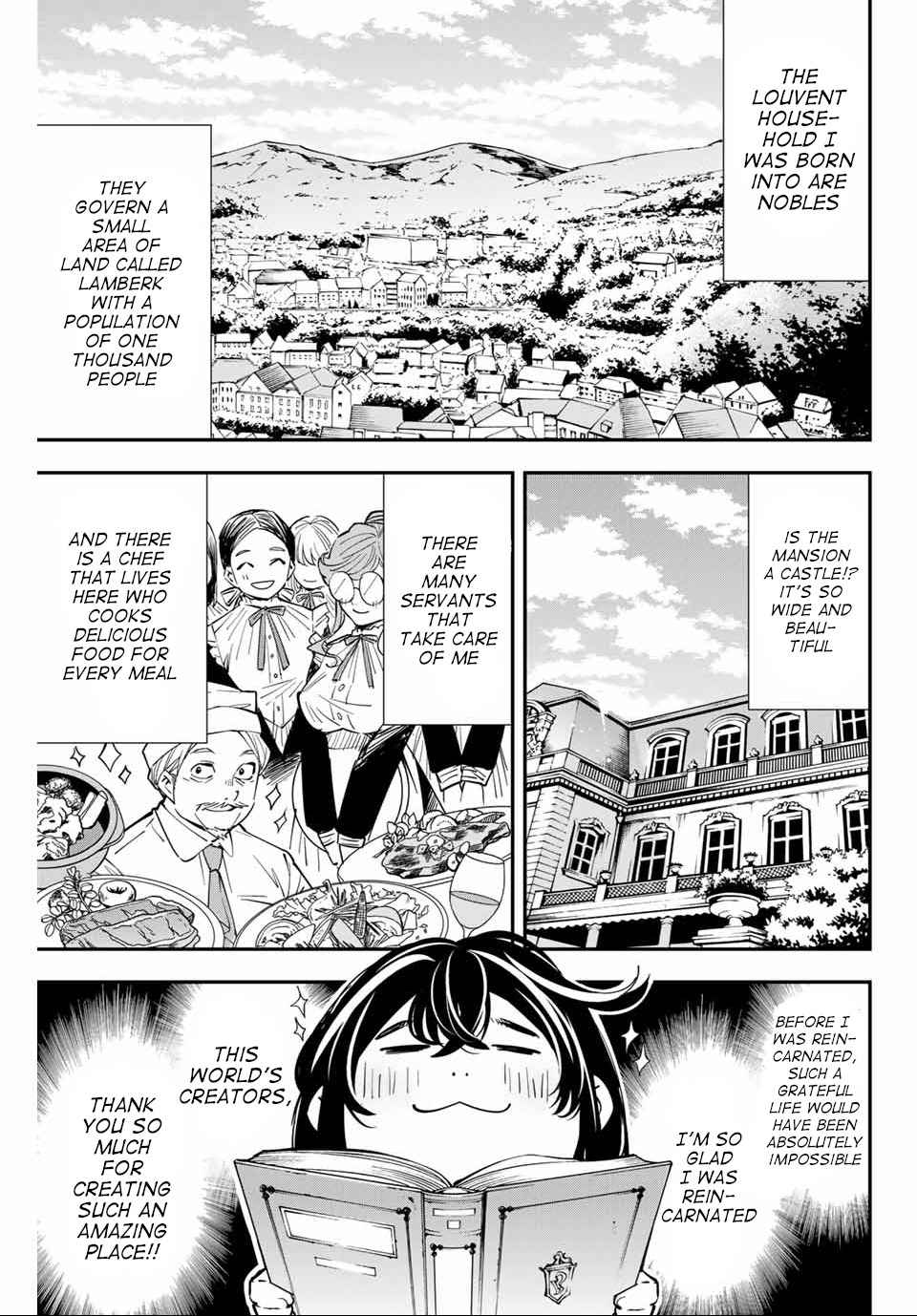 Tensei Kizoku, Kantei Skill de Nariagaru: Jakushou Ryouchi o Uketsuida node, Yuushuu na Jinzai o Fuyashiteitara, Saikyou Ryouchi ni Natteta Chapter 1 — Page 14