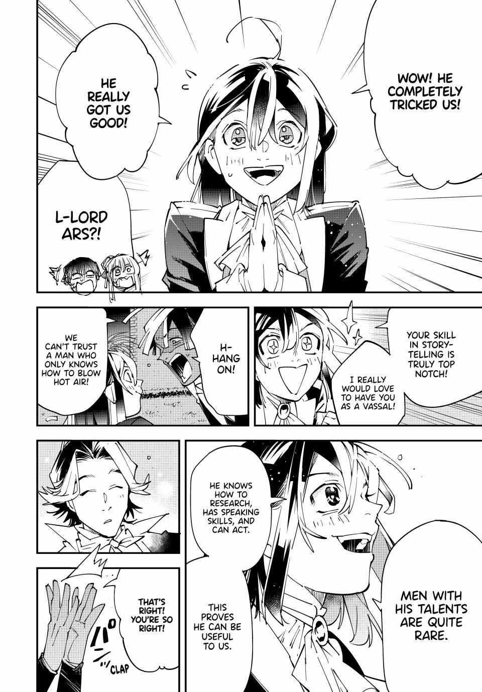 Tensei Kizoku, Kantei Skill de Nariagaru: Jakushou Ryouchi o Uketsuida node, Yuushuu na Jinzai o Fuyashiteitara, Saikyou Ryouchi ni Natteta Chapter 163 — Page 14