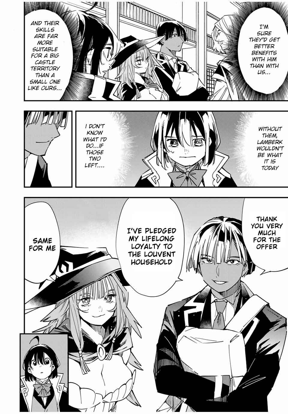 Tensei Kizoku, Kantei Skill de Nariagaru: Jakushou Ryouchi o Uketsuida node, Yuushuu na Jinzai o Fuyashiteitara, Saikyou Ryouchi ni Natteta Chapter 24 — Page 12