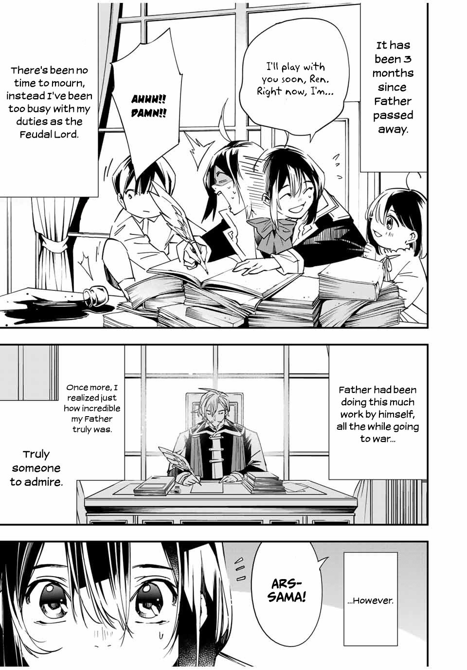 Tensei Kizoku, Kantei Skill de Nariagaru: Jakushou Ryouchi o Uketsuida node, Yuushuu na Jinzai o Fuyashiteitara, Saikyou Ryouchi ni Natteta Chapter 32 — Page 4