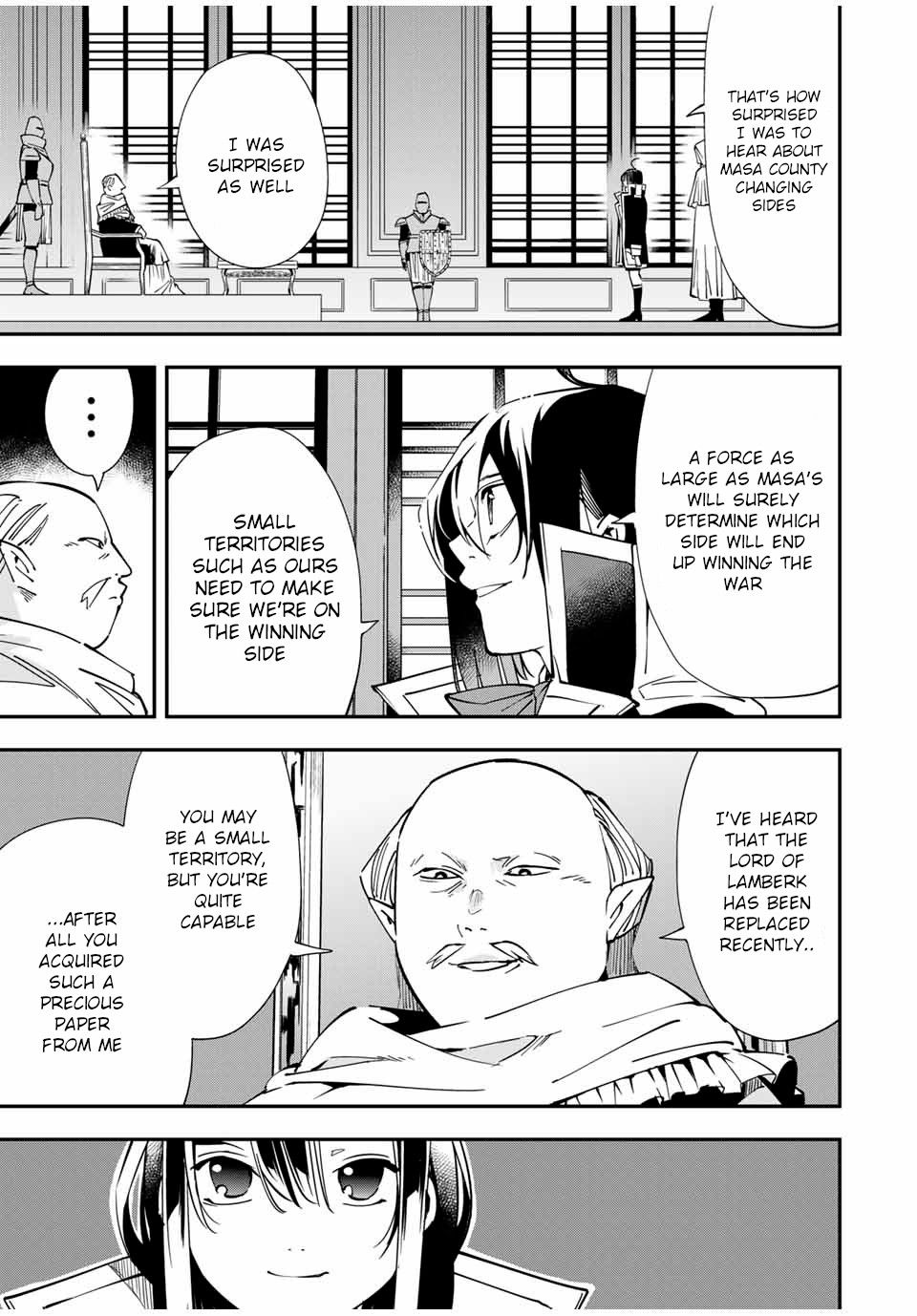 Tensei Kizoku, Kantei Skill de Nariagaru: Jakushou Ryouchi o Uketsuida node, Yuushuu na Jinzai o Fuyashiteitara, Saikyou Ryouchi ni Natteta Chapter 37 — Page 11