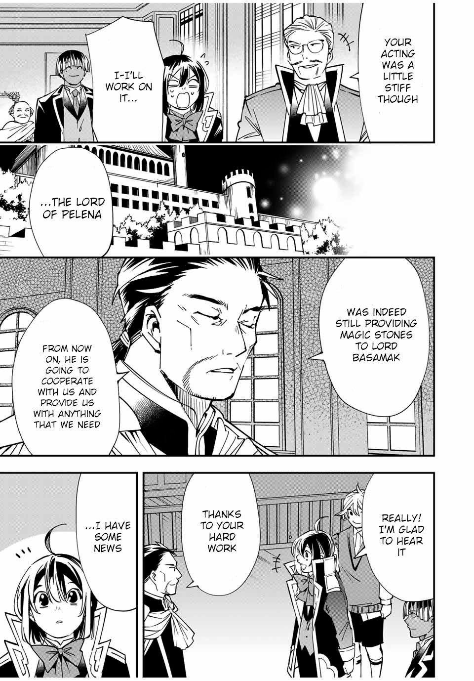 Tensei Kizoku, Kantei Skill de Nariagaru: Jakushou Ryouchi o Uketsuida node, Yuushuu na Jinzai o Fuyashiteitara, Saikyou Ryouchi ni Natteta Chapter 38 — Page 13