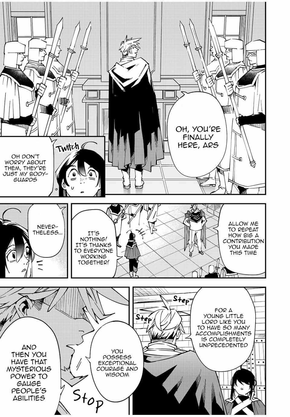 Tensei Kizoku, Kantei Skill de Nariagaru: Jakushou Ryouchi o Uketsuida node, Yuushuu na Jinzai o Fuyashiteitara, Saikyou Ryouchi ni Natteta Chapter 99 — Page 21