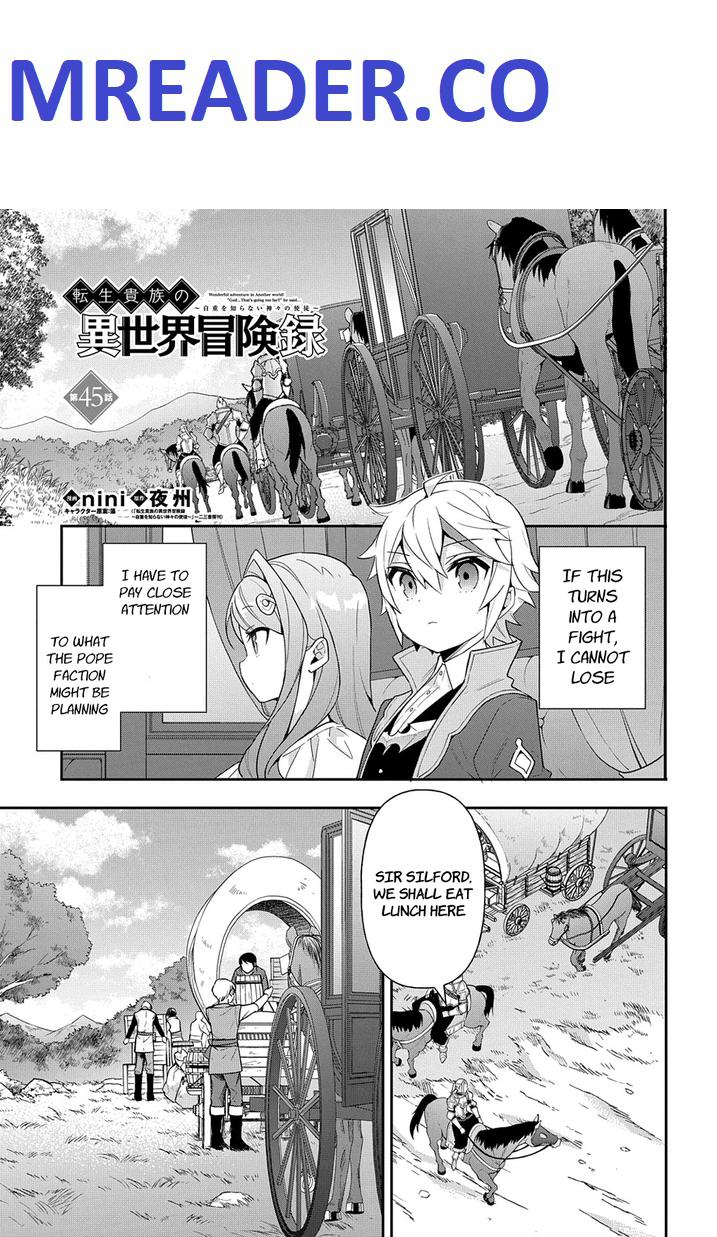 Tensei Kizoku no Isekai Boukenroku - Jichou o Shiranai Kamigami no Shito Chapter 45 — Page 1