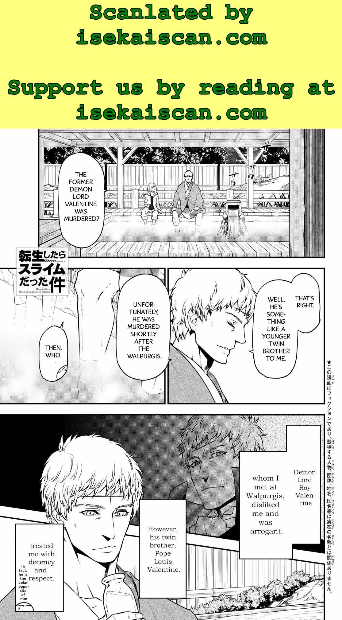Tensei Shitara Slime Datta Ken Chapter 100 — Page 1