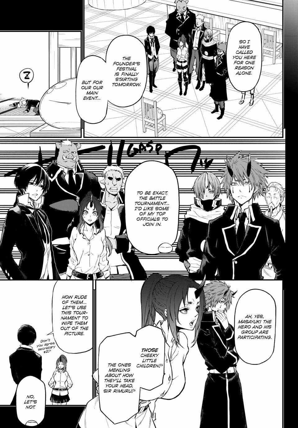 Tensei Shitara Slime Datta Ken Chapter 111 — Page 1