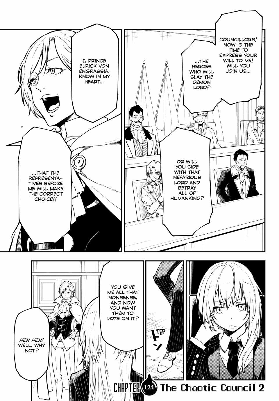 Tensei Shitara Slime Datta Ken Chapter 124 — Page 1