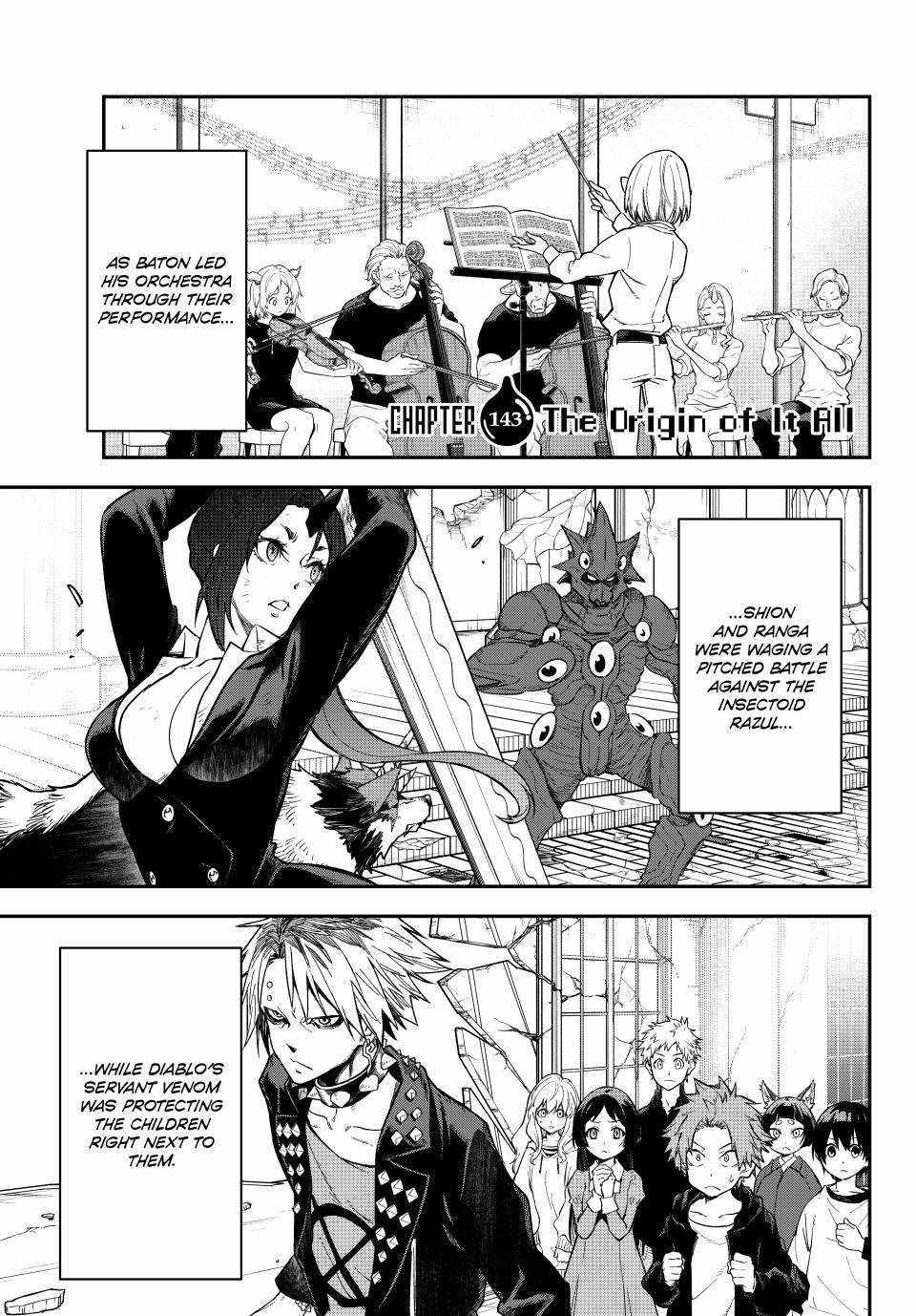 Tensei Shitara Slime Datta Ken Chapter 143 — Page 1