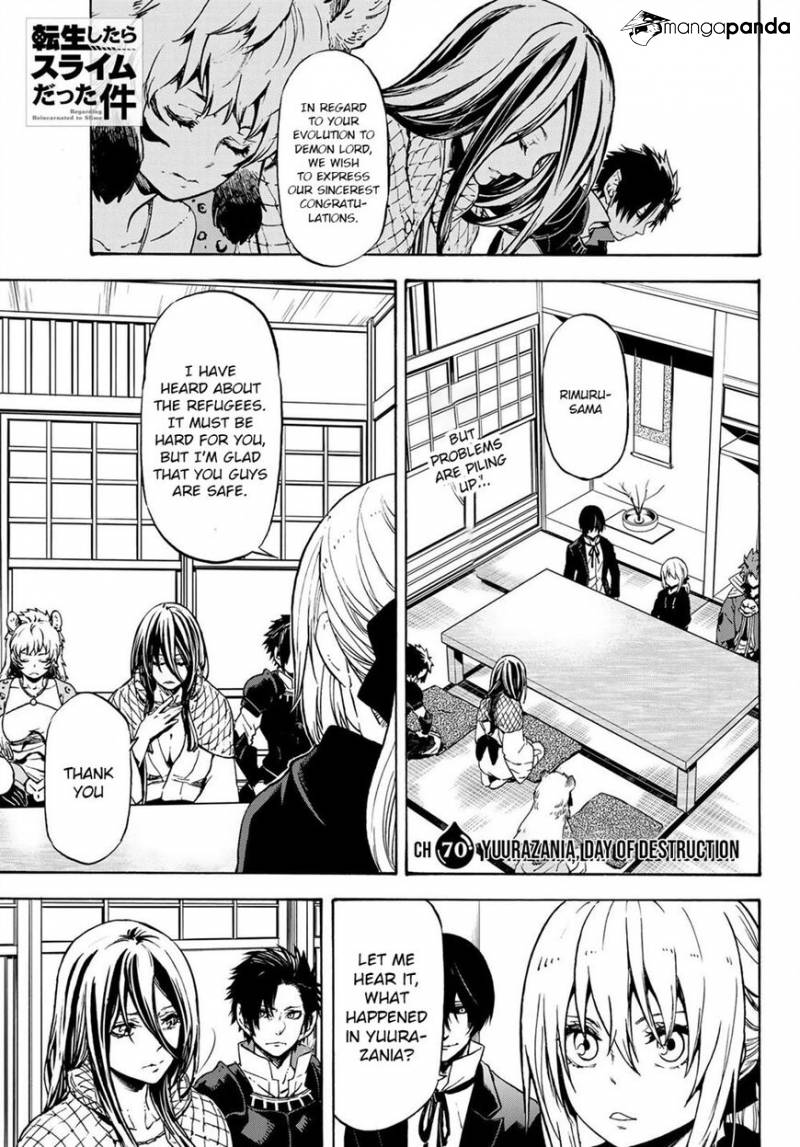 Tensei Shitara Slime Datta Ken Chapter 70 — Page 1