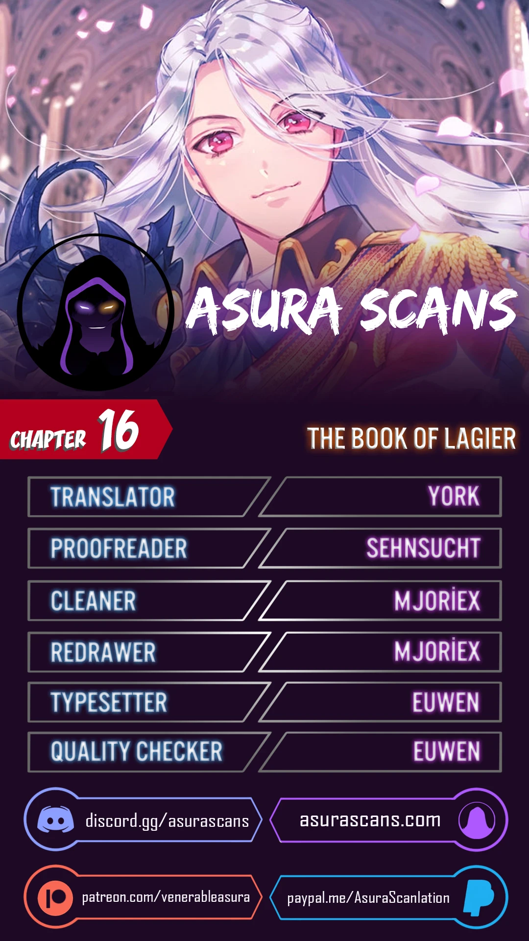 The Book of Lagier Chapter 16 — Page 1