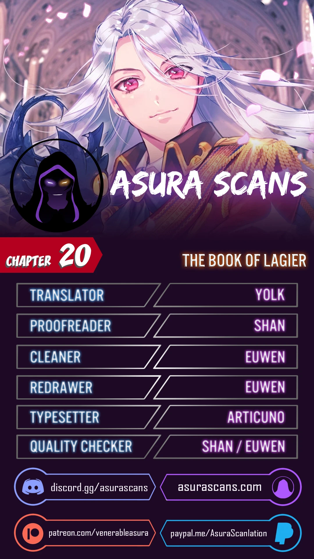 The Book of Lagier Chapter 20 — Page 1