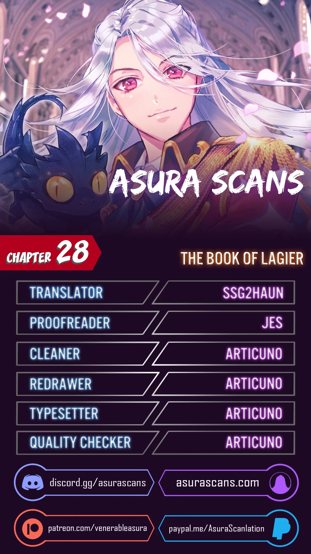The Book of Lagier Chapter 28 — Page 1