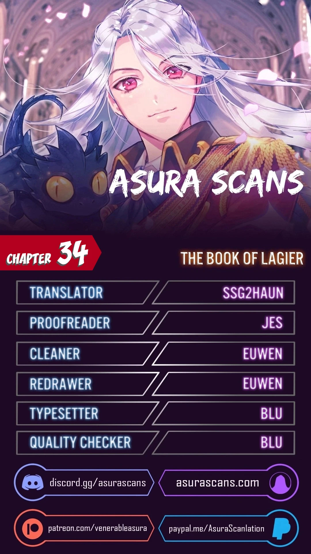 The Book of Lagier Chapter 34 — Page 1