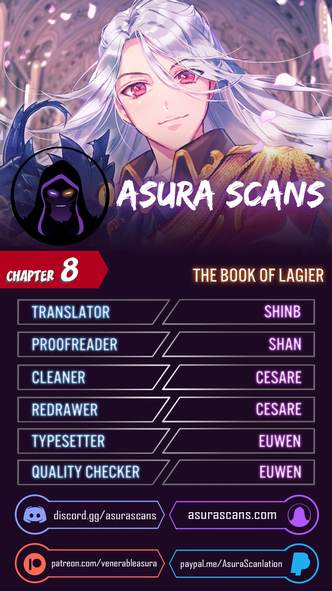 The Book of Lagier Chapter 8 — Page 1