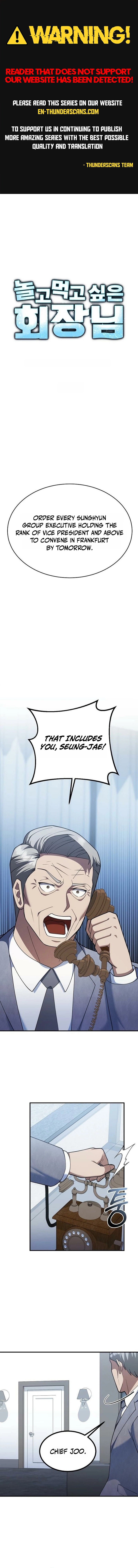 The Chairman Who Just Wants to Slack Off Chapter 16 — Page 1