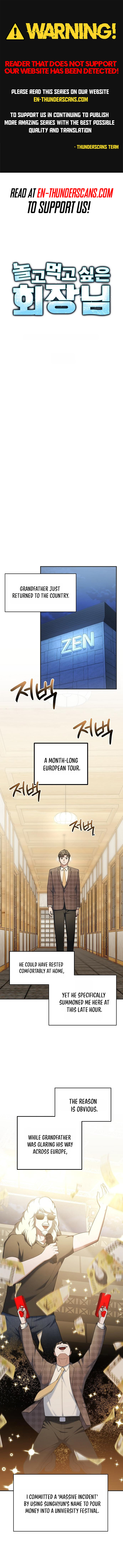 The Chairman Who Just Wants to Slack Off Chapter 17 — Page 1