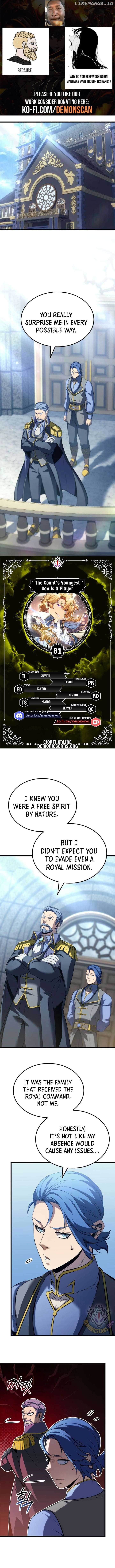 The Count's Youngest Son Is a Gamer Chapter 81 — Page 1