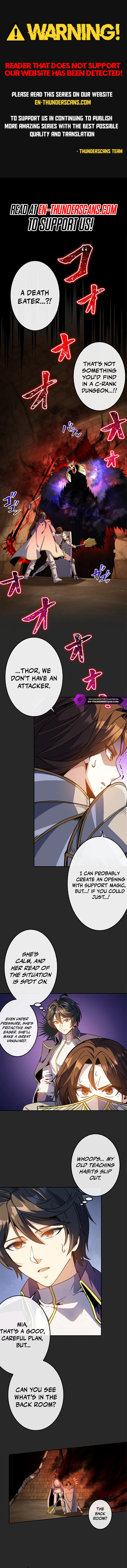 The Eternal Support Mage Becomes the Strongest Sage Chapter 15 — Page 1