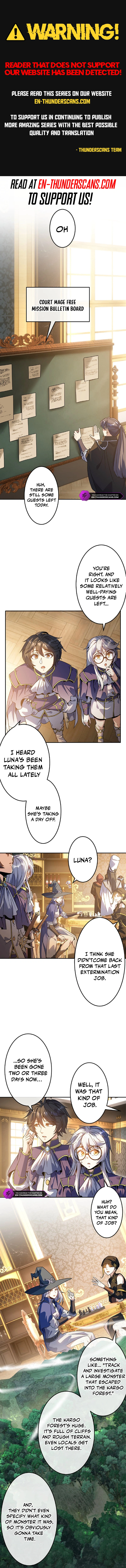 The Eternal Support Mage Becomes the Strongest Sage Chapter 18 — Page 1