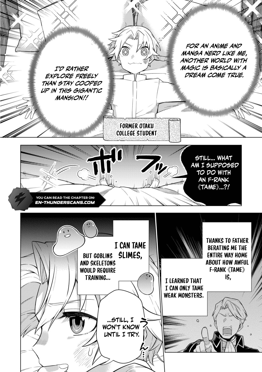 The F-Rank Tamer Rules the World from the Shadows with Sheer Numbers Chapter 1 — Page 21