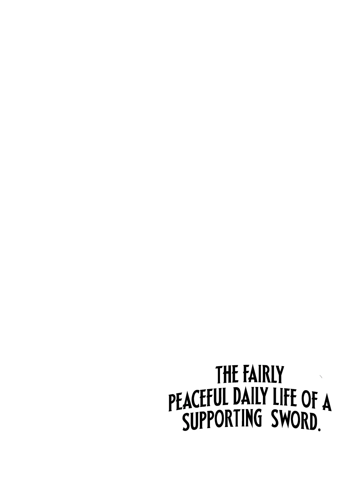 The Fairly Peaceful Daily Life of a Supporting Sword Saint: Occasional Adventures and Heroic Tales Chapter 1.1 — Page 5