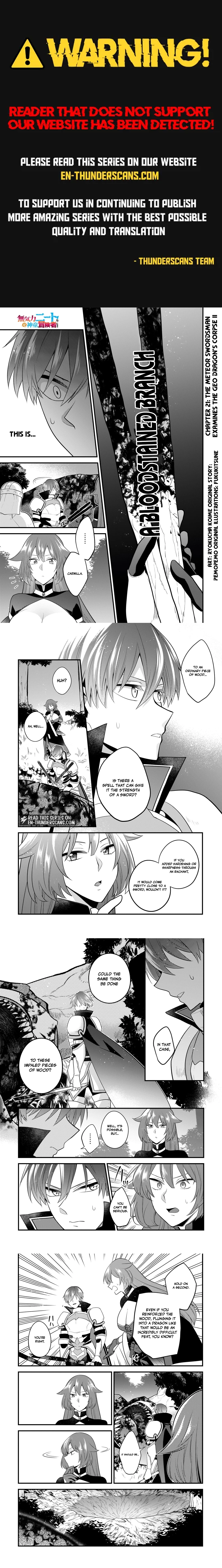 The Former Prodigy’s Guide to Being a Lazy Adventurer Chapter 21 — Page 1