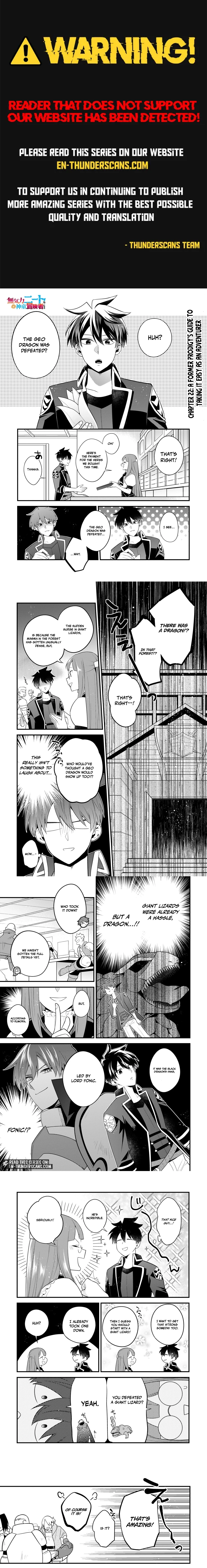 The Former Prodigy’s Guide to Being a Lazy Adventurer Chapter 22 — Page 1