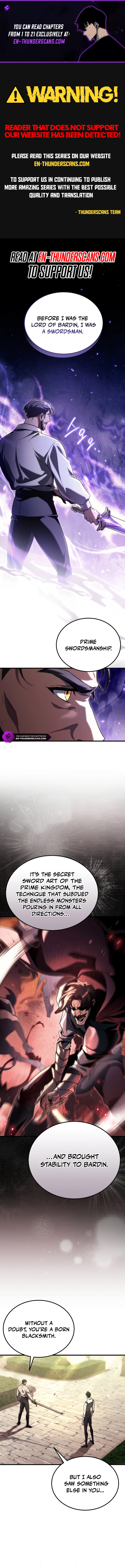 The Genius Blacksmith's Game Chapter 7 — Page 1