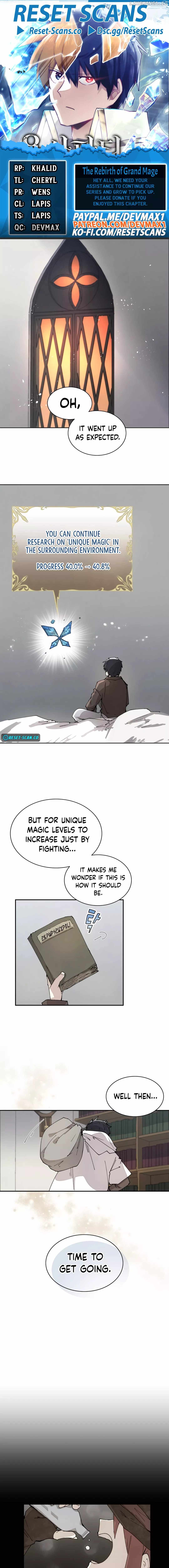 The Great Mage of the Hero’s Party Reincarnates Chapter 59 — Page 1