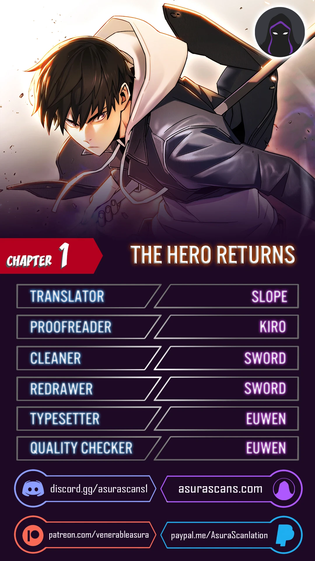 The Hero Returns Chapter 1 — Page 1