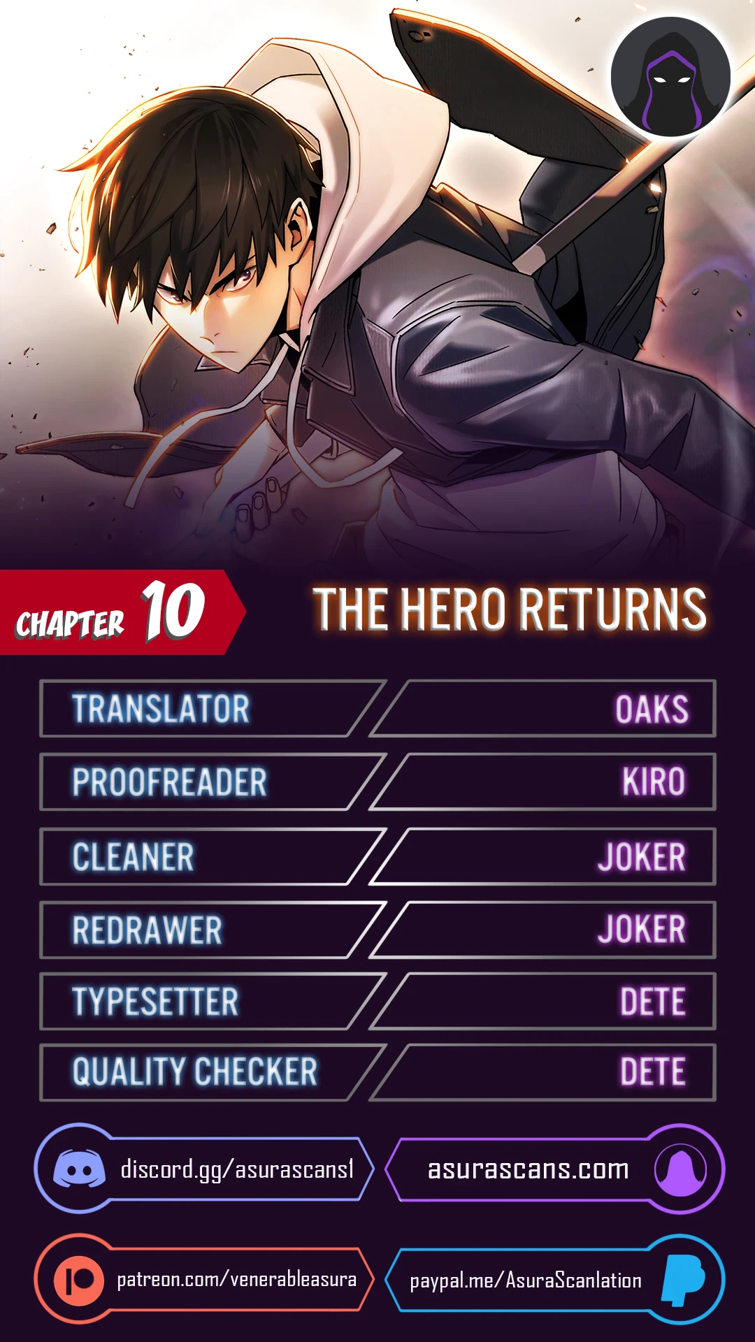 The Hero Returns Chapter 10 — Page 1