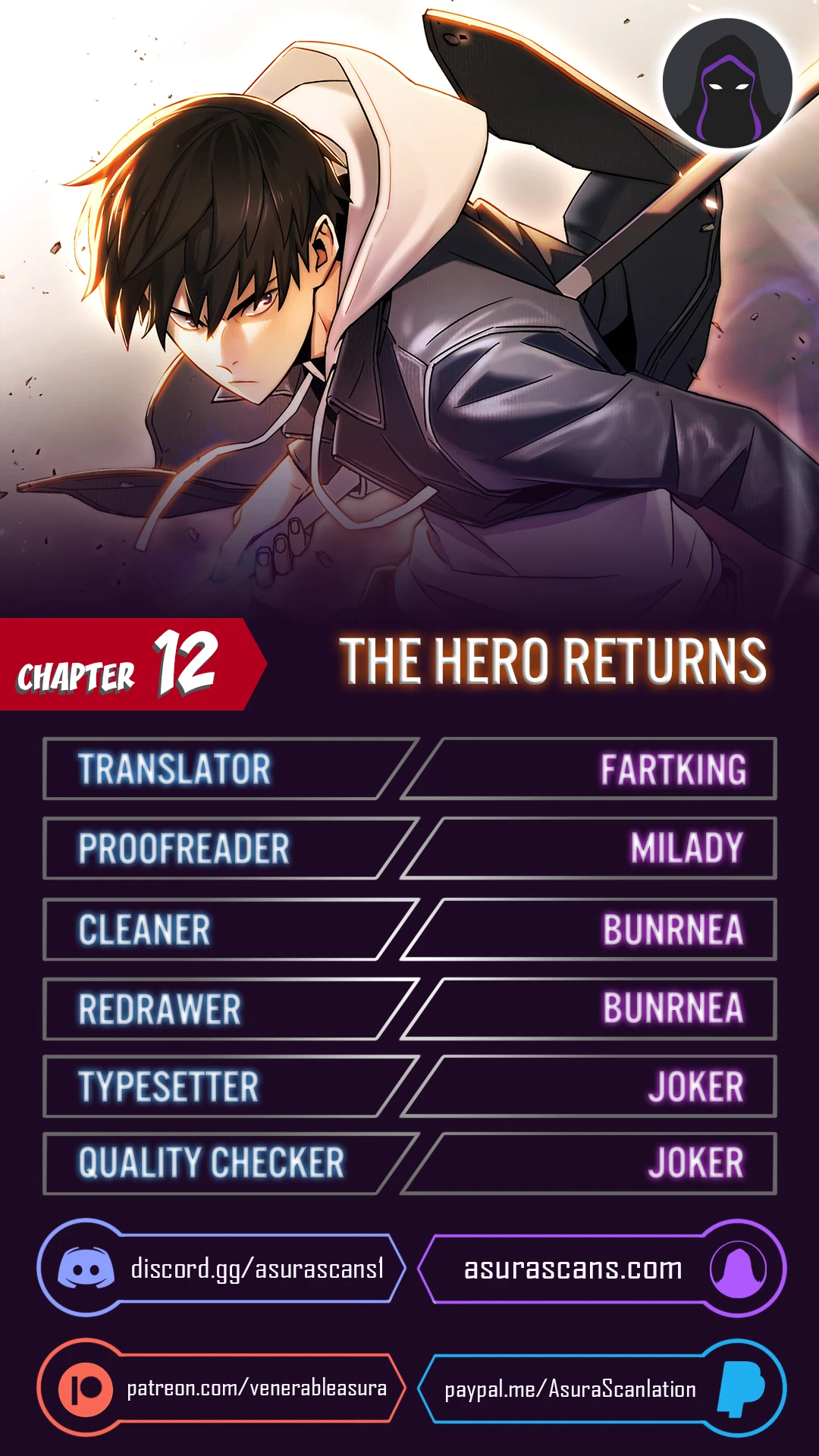 The Hero Returns Chapter 12 — Page 1
