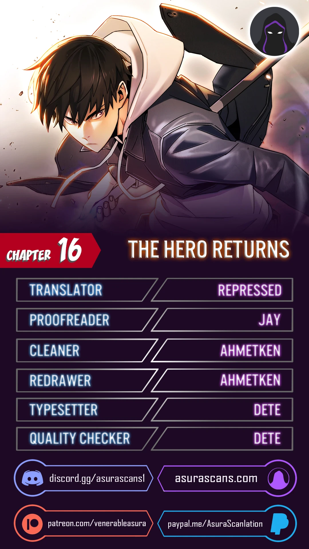 The Hero Returns Chapter 16 — Page 1